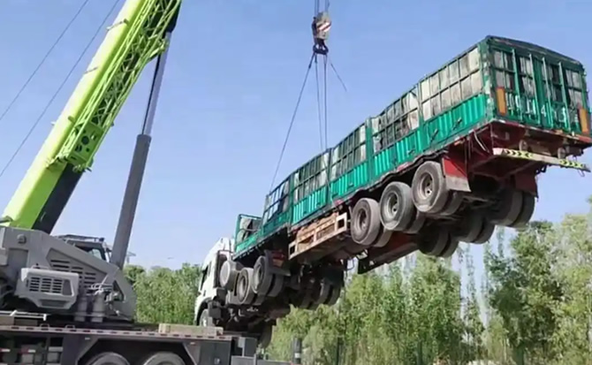 夏县道路脱困救援案例